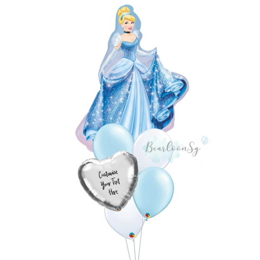 Snow White Personalised Balloon Bouquet BearloonSG