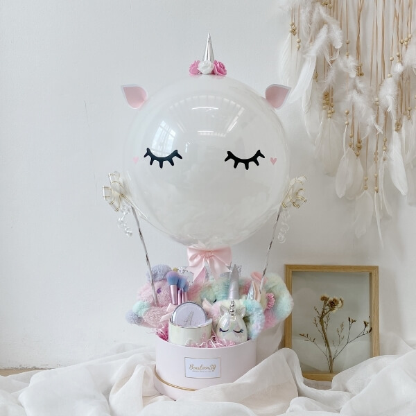 3D Unicorn Vanity Hot Air Balloon