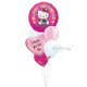 1 5 80x80 - Pink & Gold Dots Birthday Balloon Bouquet