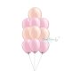 10 20 80x80 - Pink & White Latex Balloon Cluster