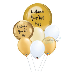 18 2 300x300 - Gold Orbz Balloon Bouquet