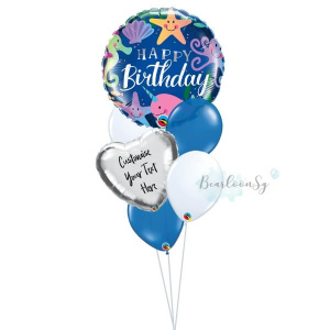 24 300x300 - Fun Under The Sea Birthday Balloon Bouquet