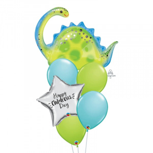 Brontosaurus Personalised Balloon Bouquet
