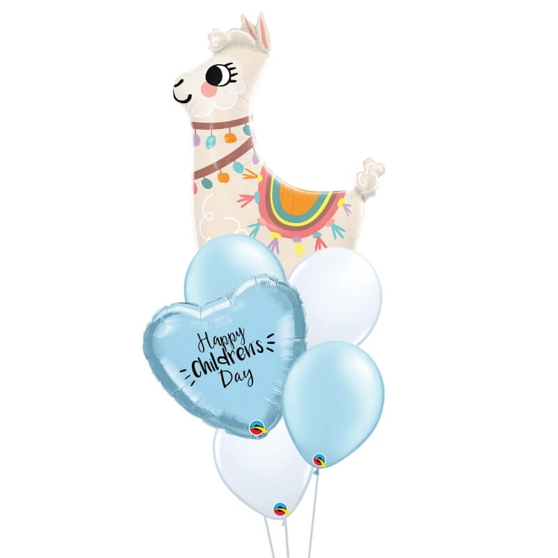 Llama Personalised Balloon Bouquet