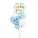 4 6 80x80 - Baby Girl Stripe Balloon Bouquet