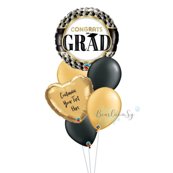 6 22 - Congrats Grad Balloon Bouquet