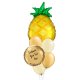 Tropical Pineapple Personalised Balloon Bouquet