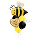 Sweet Bee Personalised Balloon Bouquet