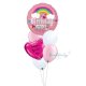 Rainbow Birthday Girl Balloon Bouquet