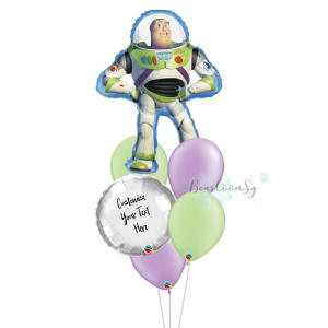Buzz Lightyear Personalised Balloon Bouquet