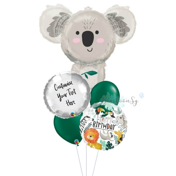 [Supershape] Koala Bear Birthday Balloon Bouquet