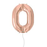 Rose Gold Number Foil Balloon