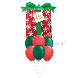 [Supershape] Christmas Present Balloon Cluster
