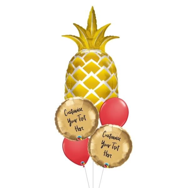 Prosperity Pineapple Balloon Bouquet