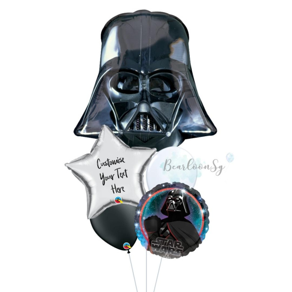 [Supershape] Death Vader Balloon Bouquet