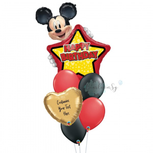 Mickey Personalised Balloon Bouquet