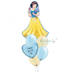 Snow White Personalised Balloon Bouquet