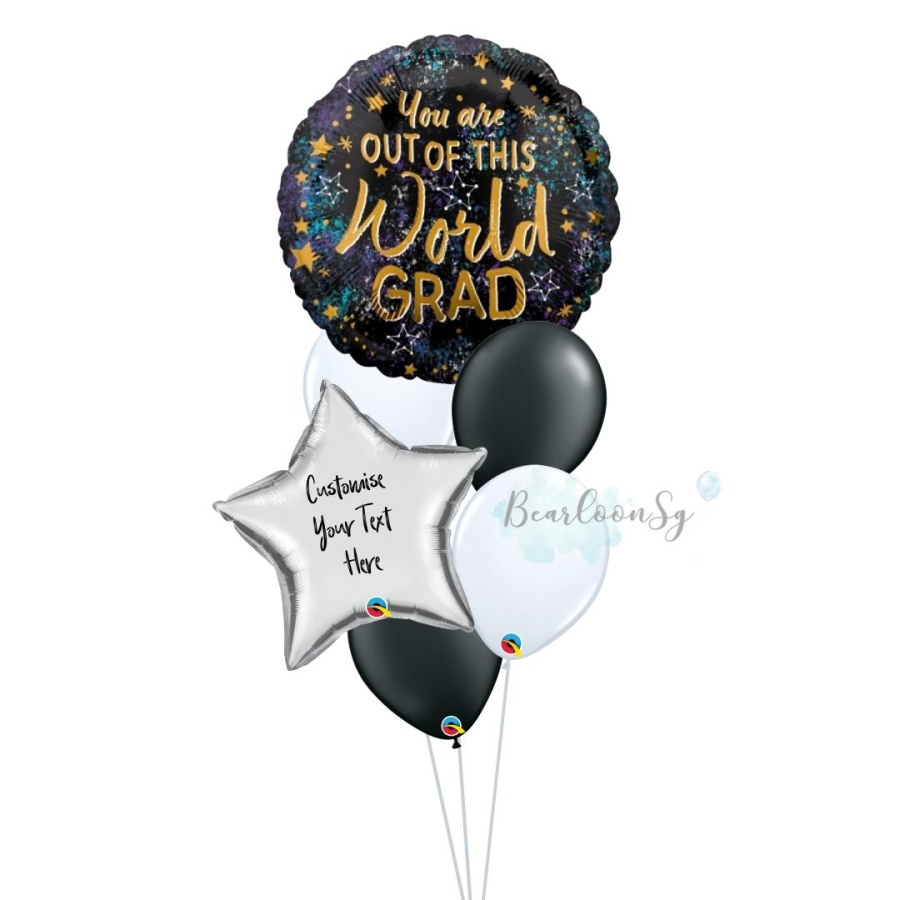 Out Of This World Grad Balloon Bouquet