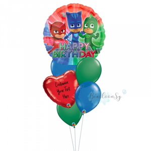 Pj Mask Birthday Balloon Bouquet