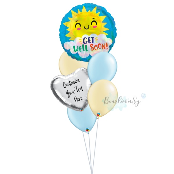 Sunny Get Well Soon Balloon Bouquet