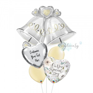 [Supershape] Wedding Bells Balloon Bouquet