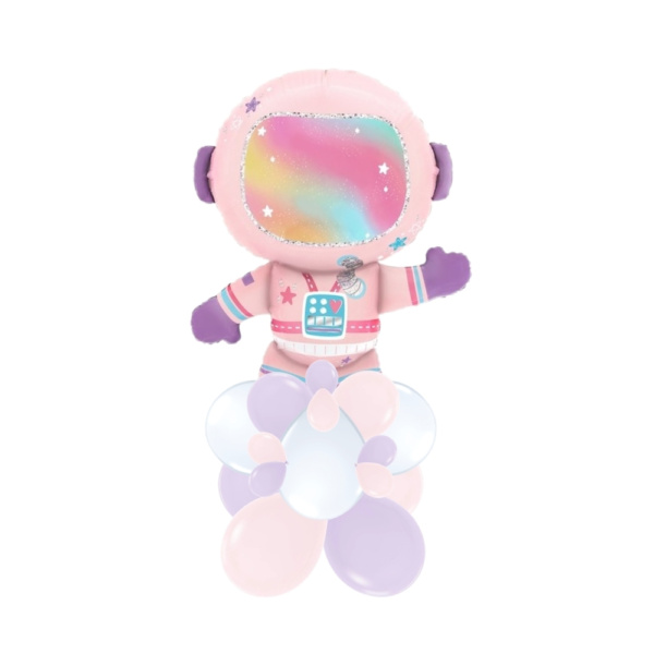 Female Astronaut Balloon Stack