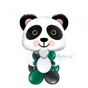 Precious Panda Balloon Stack