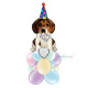 Birthday Puppy Balloon Stack