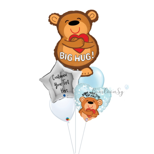 [Supershape] Big Hug Get Well Balloon Bouquet