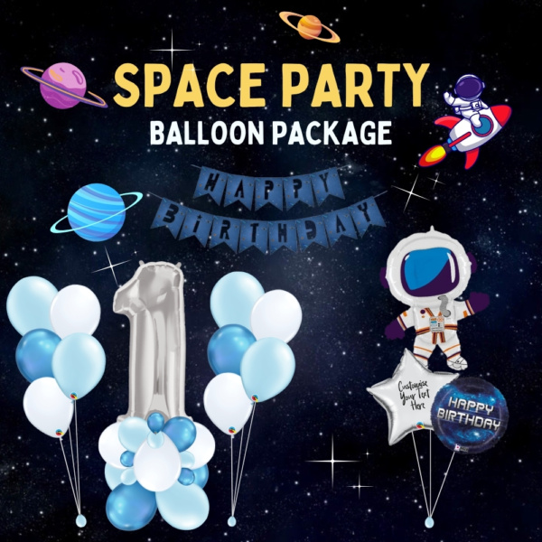 Space Party Balloon package