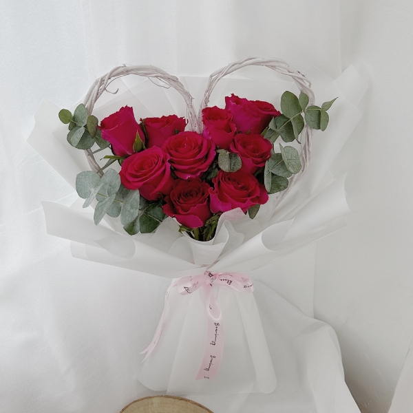 Love in Pink Flower Bouquet