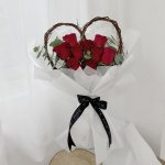 Love in Red Flower Bouquet