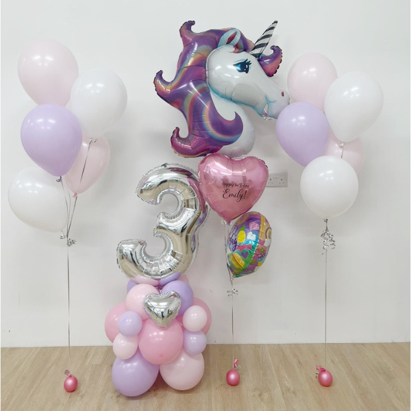 Sweetest Unicorn Balloon Package