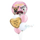 Birthday Puppies With Eyeglasses Balloon Bouquet