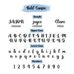 Font - Bold Cursive