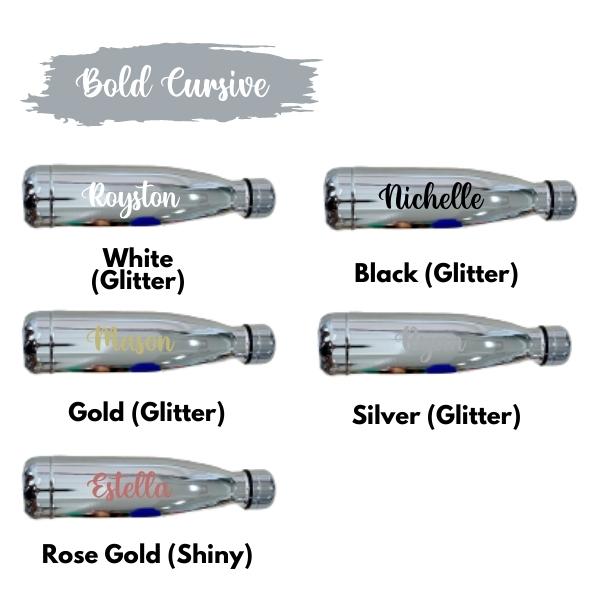 Tumbler Bottle - Chrome Silver