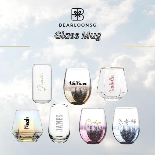 Mugs Glass - Shop Personalised Gifts