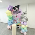 [Setup] Kuromi Party Backdrop Decoration