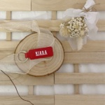 Personalised PU Leather Keychain - Red
