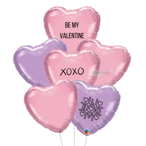 Be My Valentines - Pink & Purple