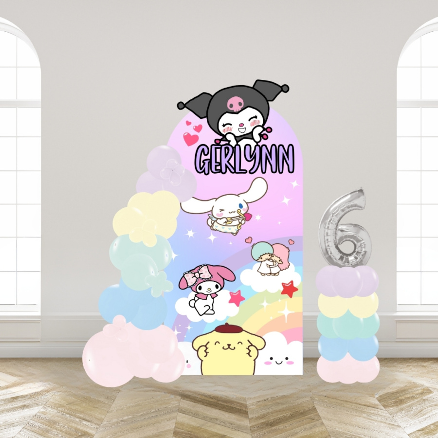 [Setup] Kuromi Party Backdrop Decoration