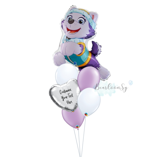 [Paw Patrol] Everest Personalised Balloon Bouquet