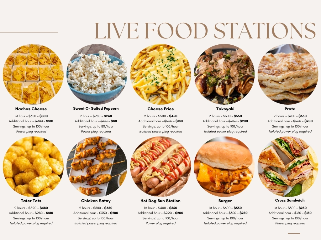 Live Food Stations