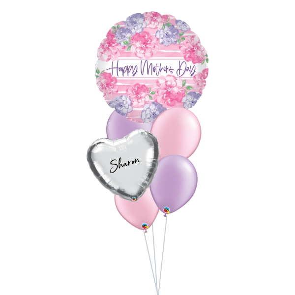 [Mothers Day] Happy Mother's Day Pink & Lavender Balloon Bouquet