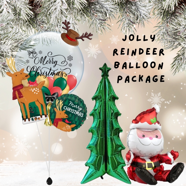 Jolly Reindeer Balloon Package