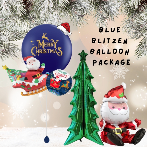 Blue Blitzen Balloon Package