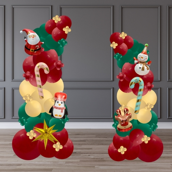 [Christmas] Merry & Bright Deconstructed Balloon Arch