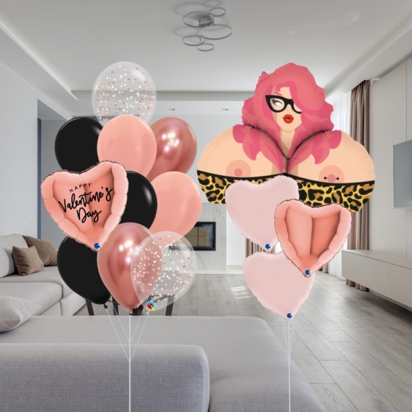 Funky Love Jugs Balloon Package