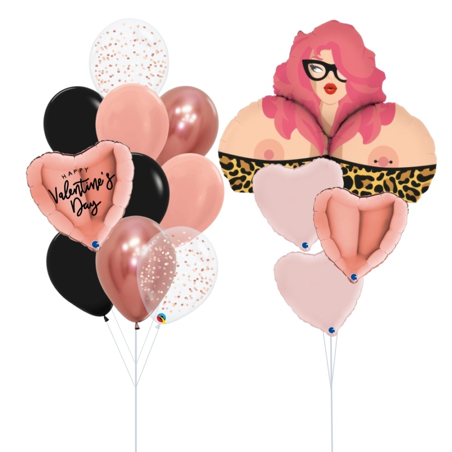 Funky Love Jugs Balloon Package