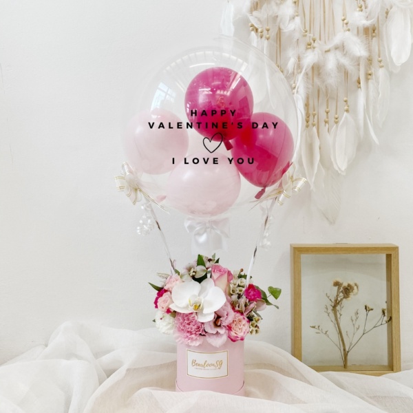 [Festive] Pretty In Pink Hot Air Balloon - Different Sizes Available